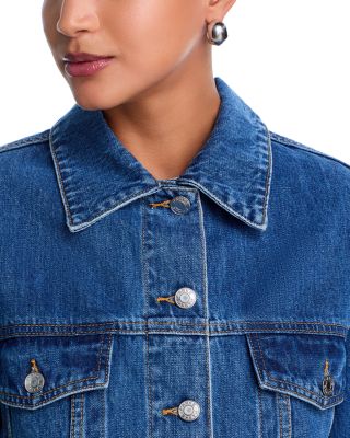 Oversized Denim Jacket in Medium Wash