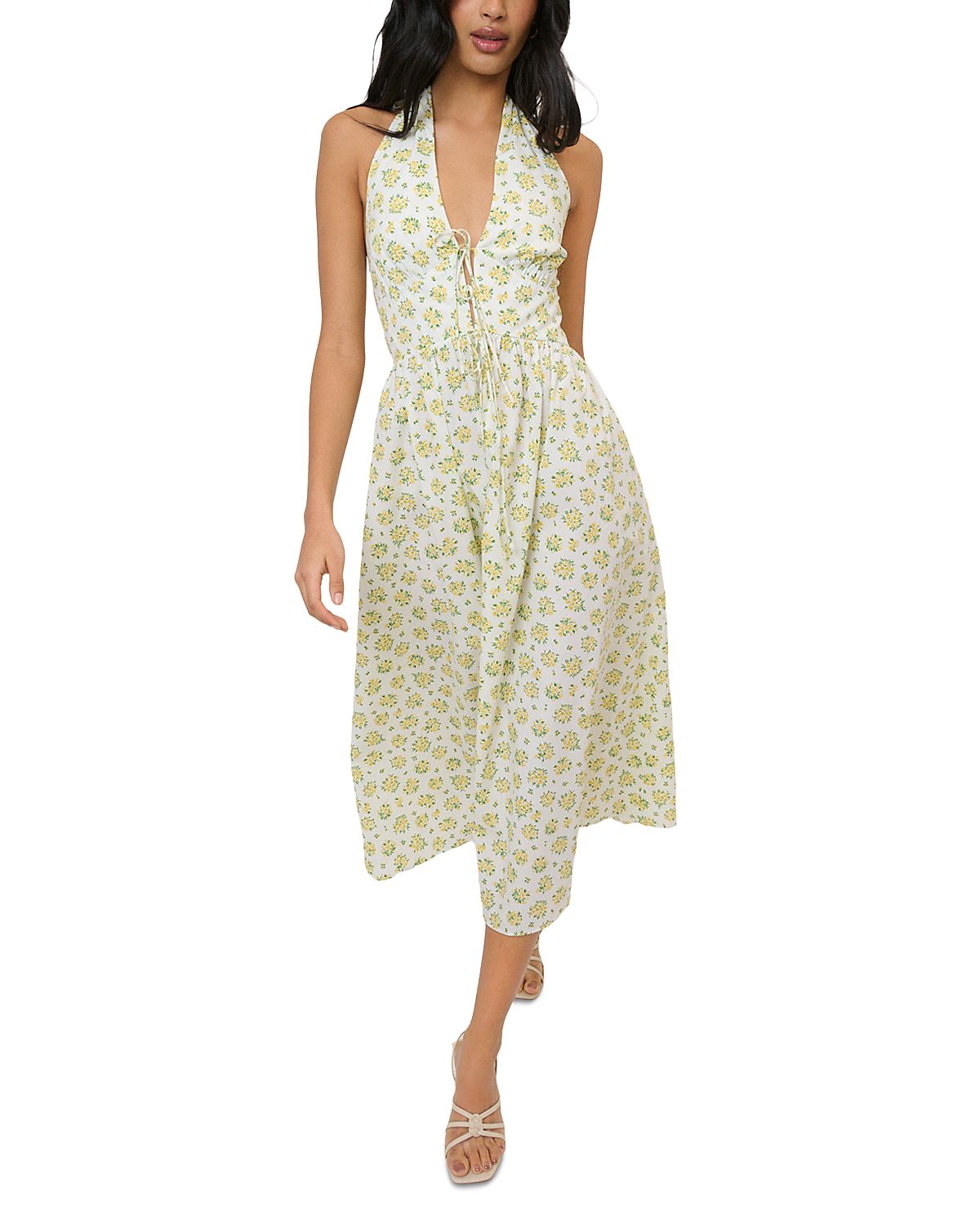 Nobody's Child Lilijana Halter Midi Dress