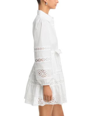 Aubrey Tie Front Shirt Dress