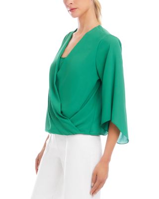 Drape Front Crossover Top