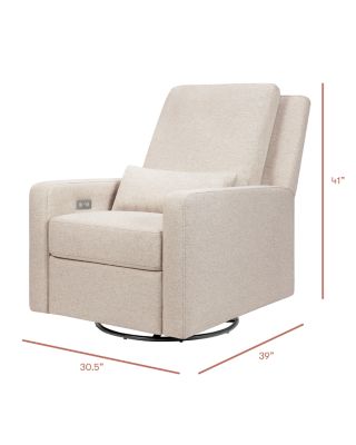 Sigi Electronic Recliner and Swivel Glider with USB Port