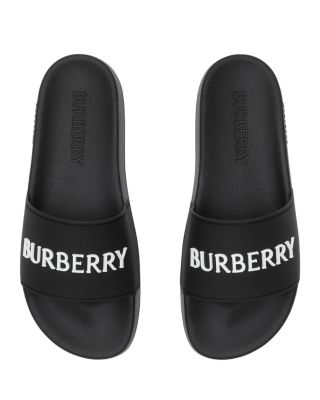 Women's Furley Black Logo Slide Sandals 