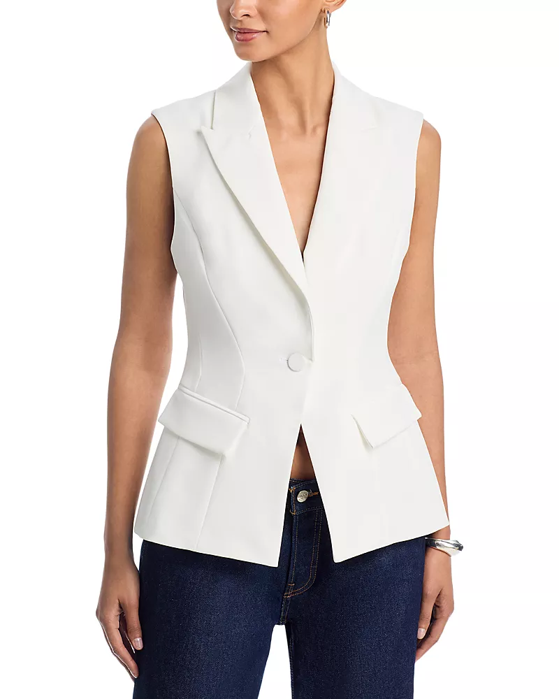 Generation Love Rialto Crepe Sleeveless Blazer
