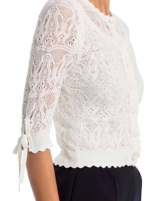 Mia Butterfly Pointelle Cardigan