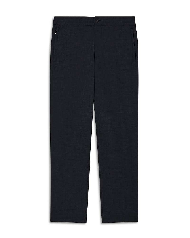 Emporio Armani Icon Stretch Wool Blend Trousers
