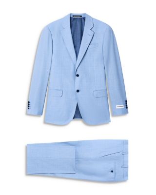 G Line Regular Fit Wool Silk Suit