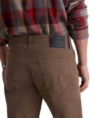 Tellis Slim Straight Fit Twill Pants