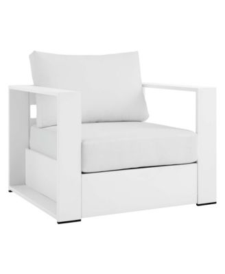  Tahoe Outdoor Patio Powder-Coated Aluminum Armchair, Set of 2