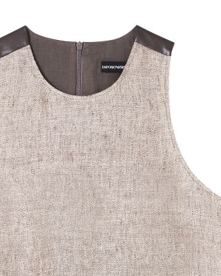 Heavy Canvas Linen Sleeveless Shirt