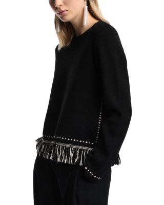 Fringe Hem Sweater