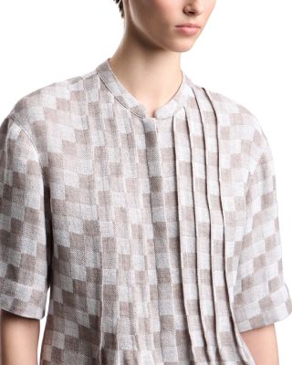 Gauze Checkered Shirt