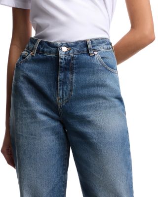 High Rise Straight Jeans