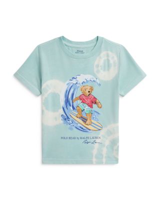 Boys' Tie Dyed Polo Bear Cotton Tee - Little Kid