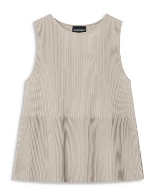 Bicolor Ribbed Sleeveless Top