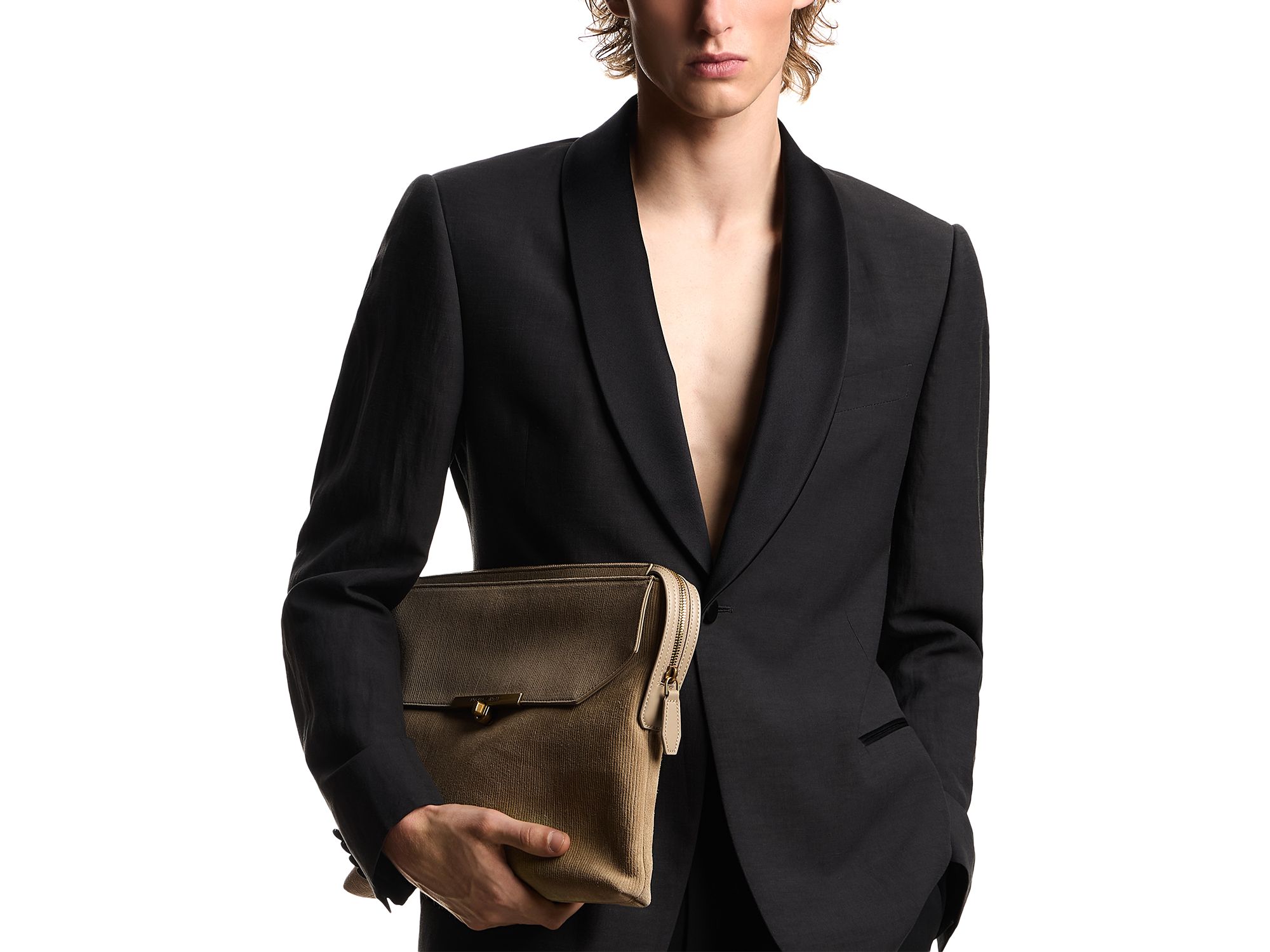 Executive Line Regular Fit Linen Blend Dinner Jacket — Image 4
