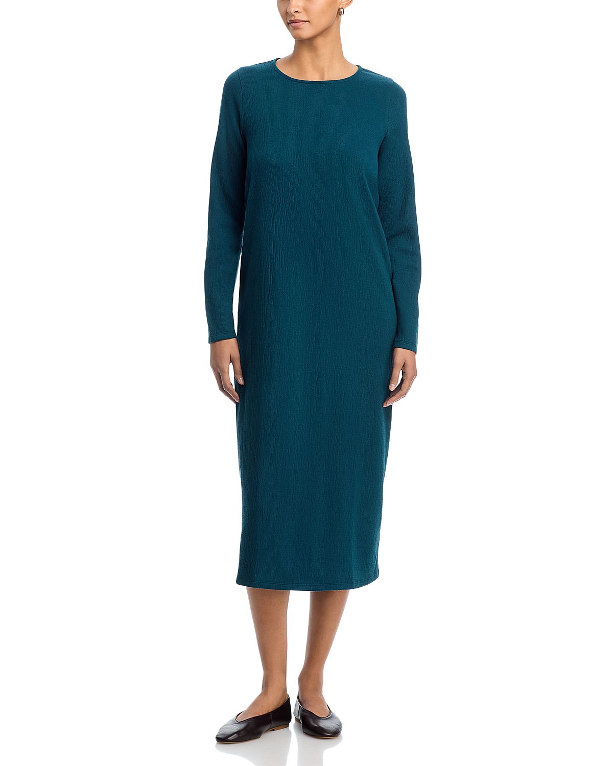Eileen Fisher Slim Round Neck Dress