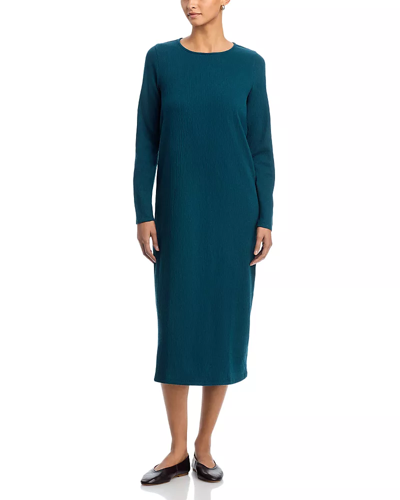 Eileen Fisher Slim Round Neck Dress
