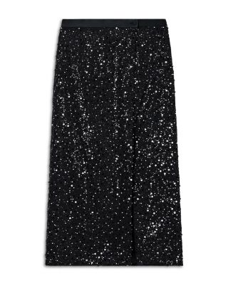 Embellished Georgette Skirt