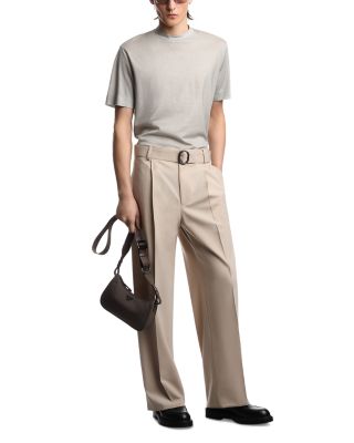 Geometric Square Jacquard T-Shirt