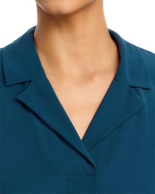 Notch Collar Top