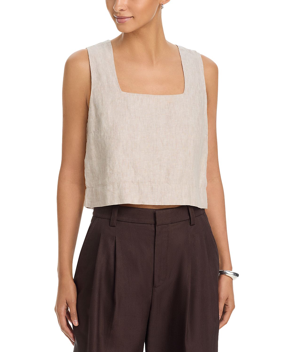 Rails Akira Linen Cropped Top