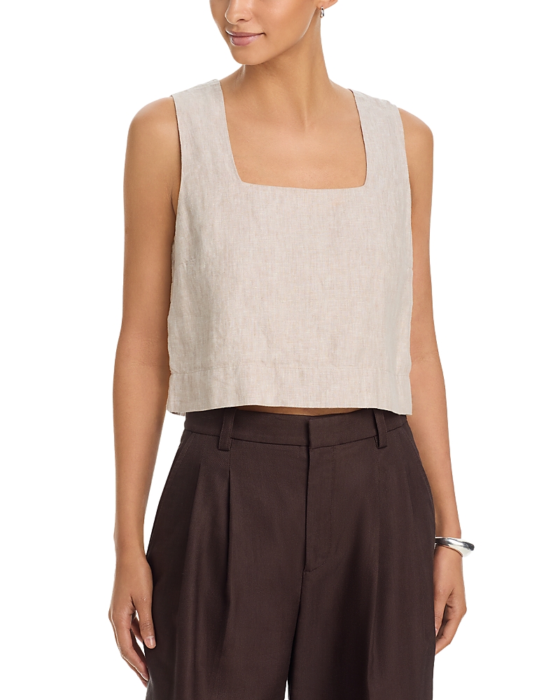 Rails Akira Linen Cropped Top