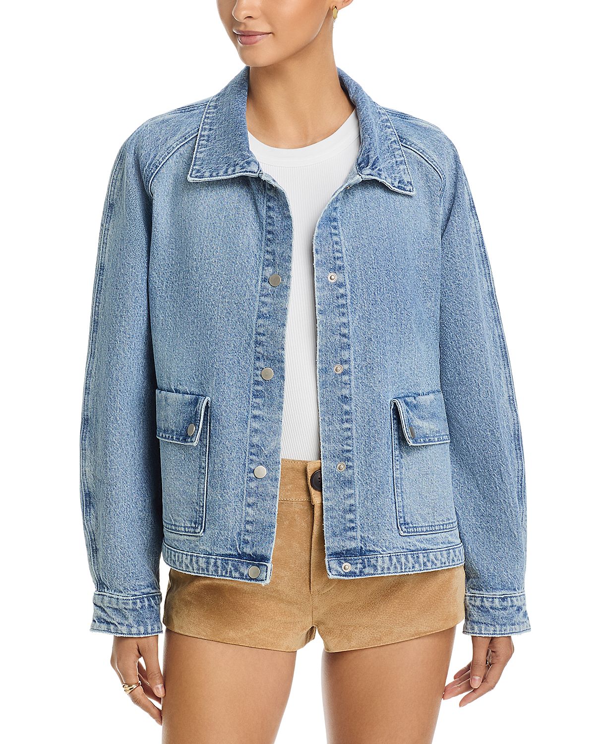 Aqua Denim Anorak Jacket - Exclusive