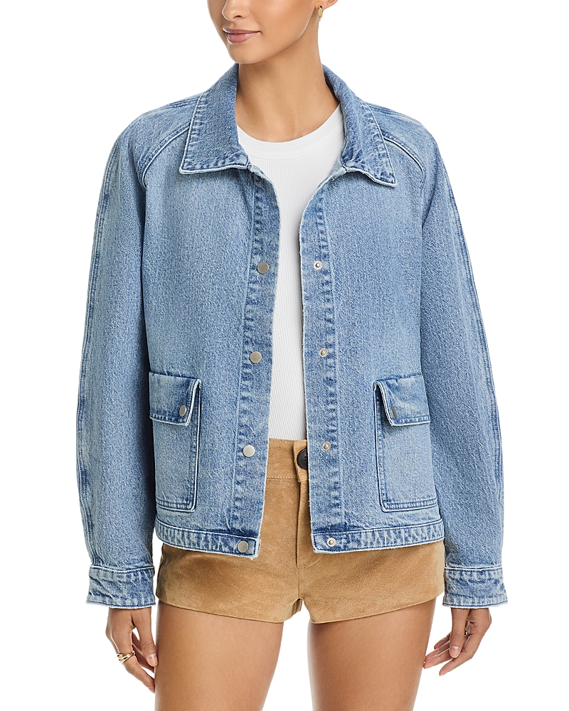 Aqua Denim Anorak Jacket - Exclusive