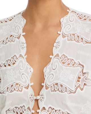Lace Front Blouse