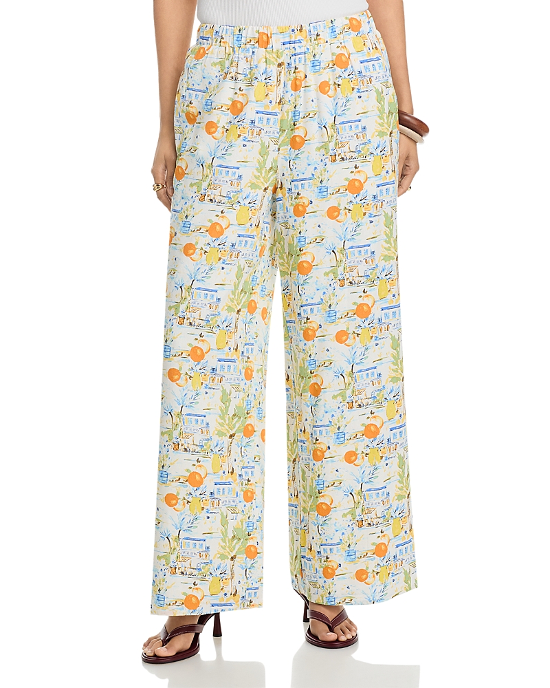 Aqua Beach Vacation Wide Leg Pants - Exclusive