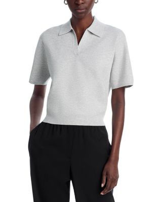 Oversized Short Sleeve Polo Sweater