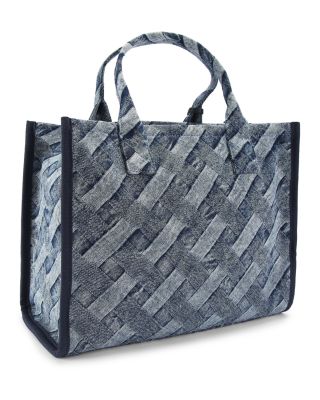 Kurt Woven Denim Tote