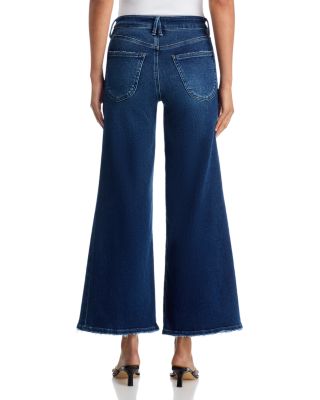 Good Petite Soft Touch High Rise Palazzo Jeans in Indigo511