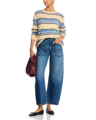High Rise Twisted Barrel Jeans in Gunnison