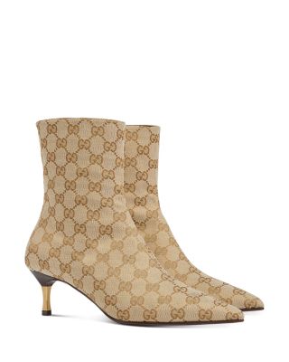 Women's Bombshell GG Canvas Ankle Boots 