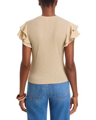 Aphrodite Ruffled Sleeve Top