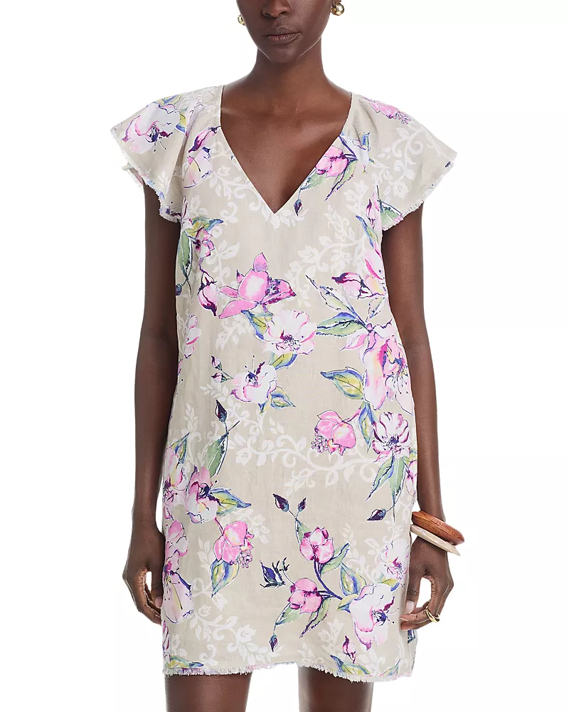 Tommy Bahama Floral Gardens Linen Shift Dress