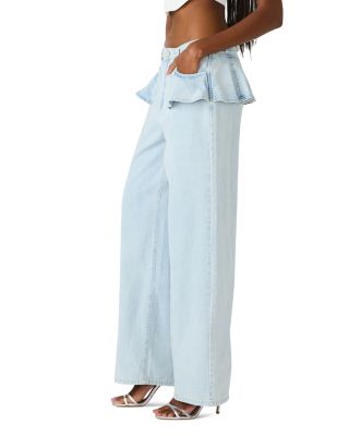 Chlo High Rise Wide Leg Jeans in Sulphur Spring