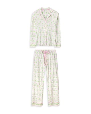 Playful Print Long Pajama Set