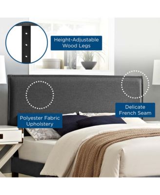 Camille Upholstered Fabric Headboard, Queen