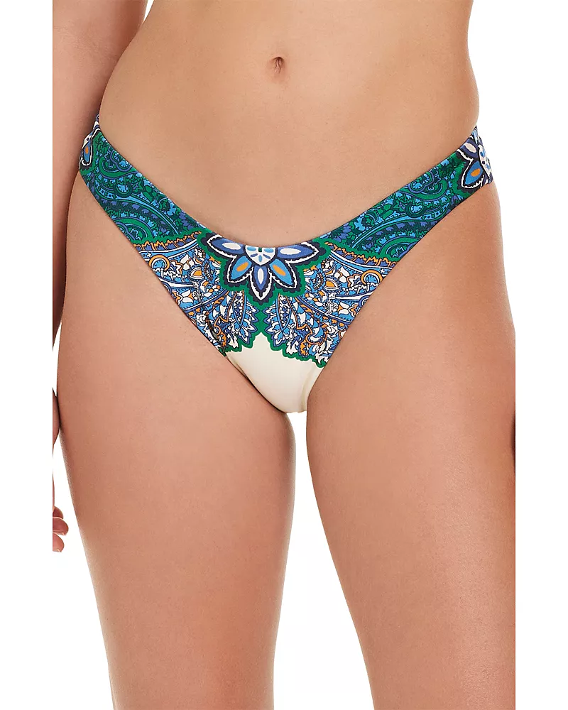Red Carter Scoop Bikini Bottom