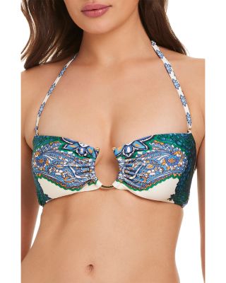 U Ring Bandeau Bikini Top