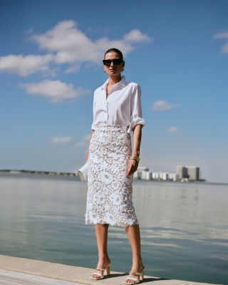 Makena Sequin Pencil Skirt