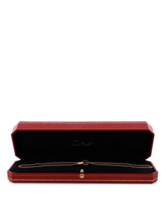  Love Interlocking Necklace 18K Rose Gold, 17.25"