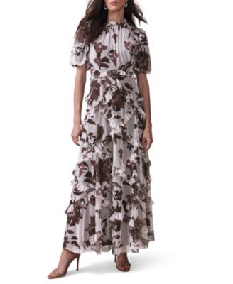 Women's Floral Printed Maxi Dress