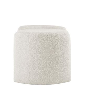 Nebula Boucle Upholstered Ottoman