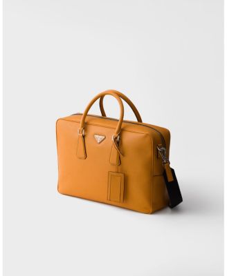 Saffiano Leather Work Bag