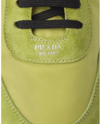  Men's Collapse Re-Nylon And Suede Elasticized Sneakers