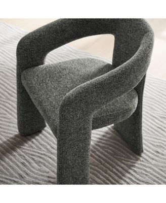 Oslo Barrel Fabric Upholstered Dining Accent Chair