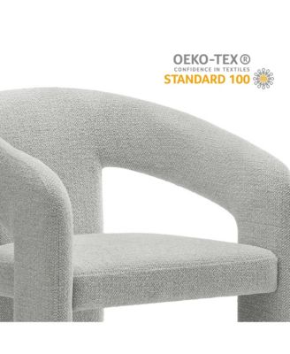 Oslo Barrel Fabric Upholstered Dining Accent Chair